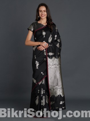 Print Silk Saree